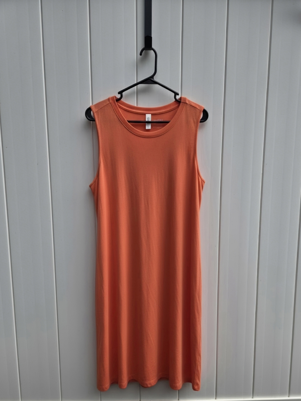 Time and Tru Orange Sleeveless Shift Dress XXXL